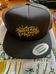 Black Trucker break free logo Hat