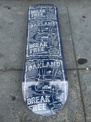 Shop board Map Graphic 8.75'