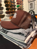 Fatty Logo Brown Mesh hat