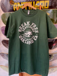 Skating man Tee Green