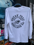 Long Sleeve Pusher Tee - White